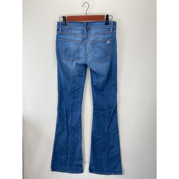 Raven Denim Womens Size 26 Medium Wash Boot Cut Jeans‎ Stretch Low Rise Retro - Picture 6 of 11